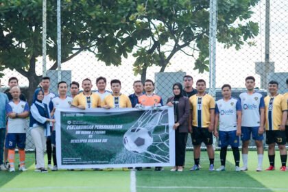 BRI Region 3 Padang gelar minisoccer bersama developer rekanan di KSMR-Prayoga untuk perkuat sinergi dan kemitraan.