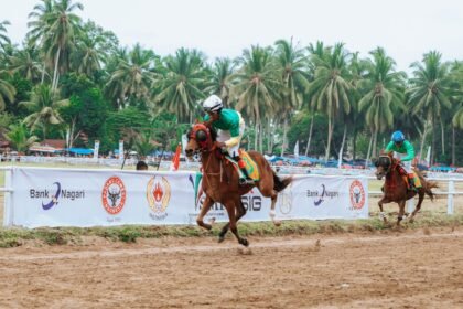 Event Pacu Kuda Padangpariaman 2026 di Lapangan Pacu Kuda Duku Banyak Balah Aia, Kecamatan VII Koto Sungai Sariak, Sabtu (28/3/2026),