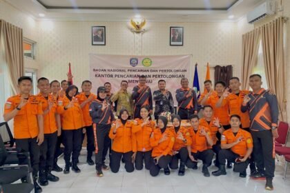 Bank Rakyat Indonesia (BRI) Unit Tua Pejat bersama BRI Life menggelar sosialisasi asuransi jiwa di Kantor Basarnas Mentawai, Selasa (31/3/2026).