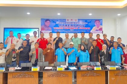 Rakerprov WI Sumbar di Padang diikuti 15 pengurus cabang untuk memperkuat pembinaan atlet.