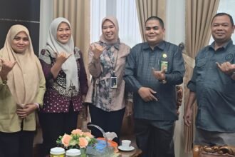 Kunjungan silaturahmi BRI Cabang Solok ke Pengadilan Agama Koto Baru, Kabupaten Solok.