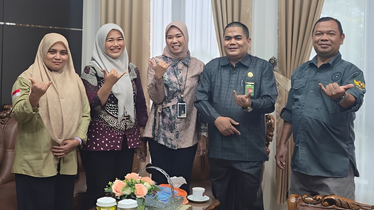 Kunjungan silaturahmi BRI Cabang Solok ke Pengadilan Agama Koto Baru, Kabupaten Solok.